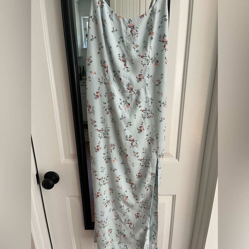 Abercrombie and Fitch floral midi dress with slit